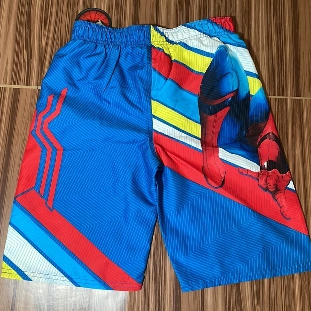 Nwt Marvel Spider-Man Swim Trunks Size Large